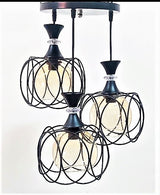 Olivers chandelier-si-202-waves-blk