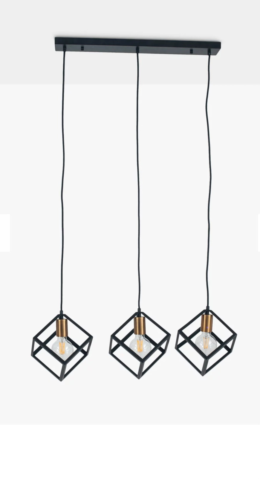 Valan Pendant-si-cube-blk-gld