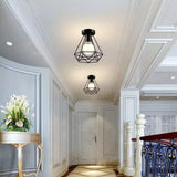 Janal wall lamp-si-diamond-blk-200