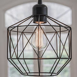 Alma Pendant-si-hexag-blk-p