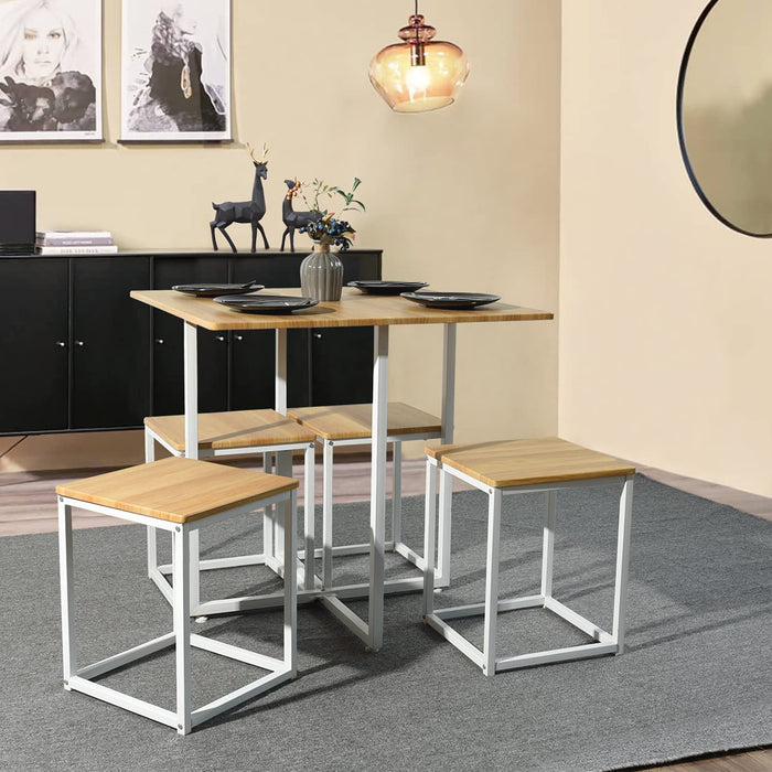 Vittorio Dining Table With 4 Chairs-HI7