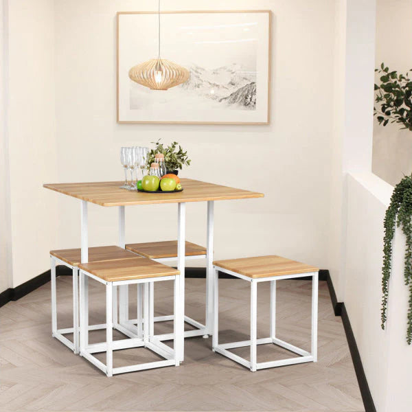 Vittorio Dining Table With 4 Chairs-HI7