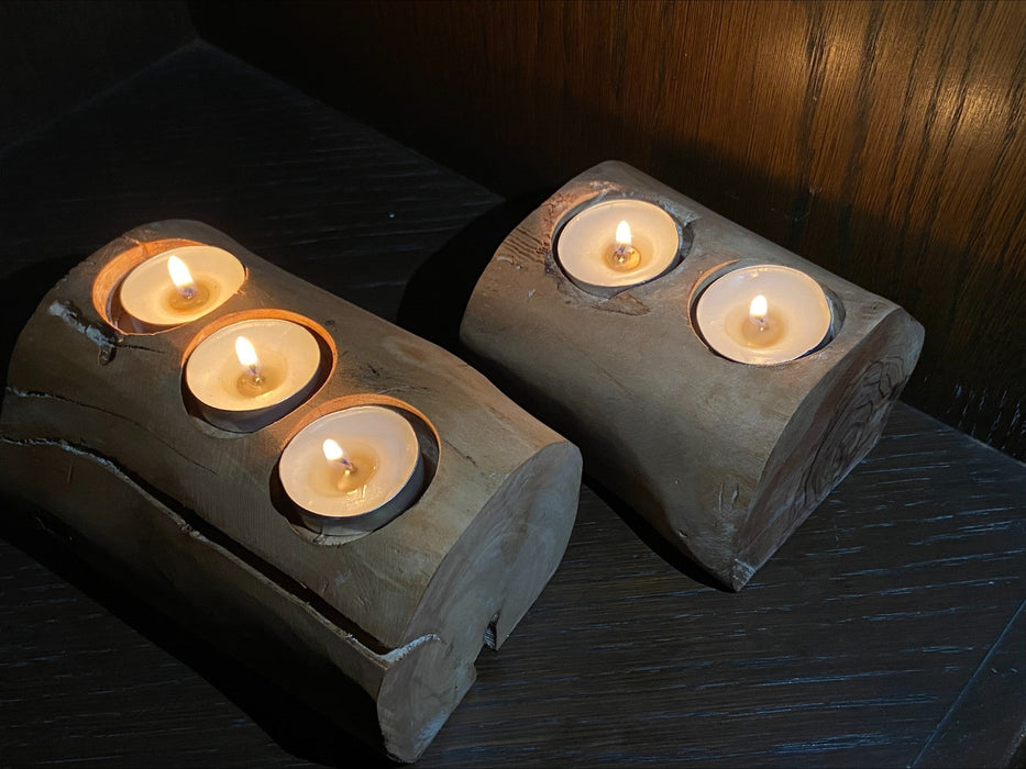 Tree wood Candle-5