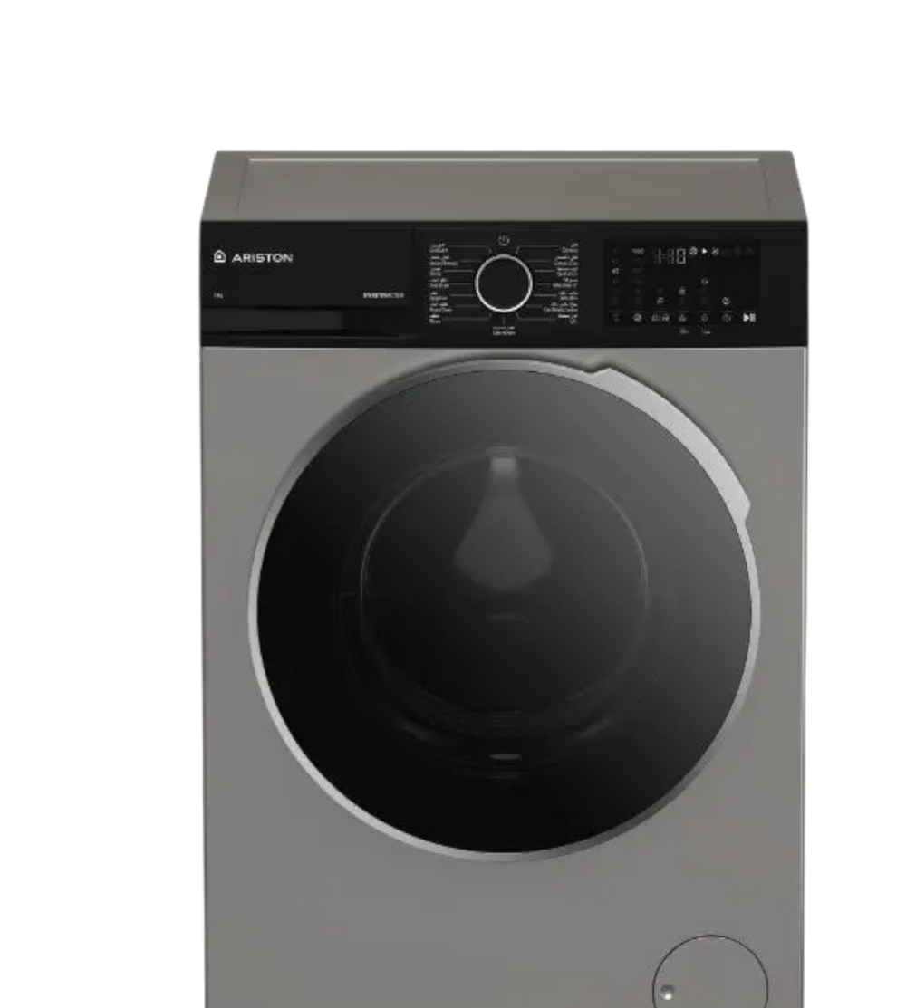 Ariston Inverter Front Load Washing Machine , 8 kg , Grey - WFST8GWHR