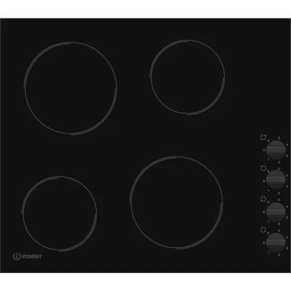 Indesit Electric Built-In Hob 4 Burners Ceramic Black RI 860 C