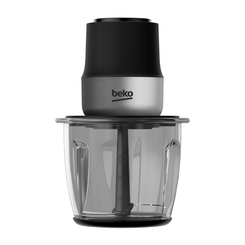 Beko Sirius Electric Chopper 1 Liter , 400 Watt Black - CHG 81442 BX