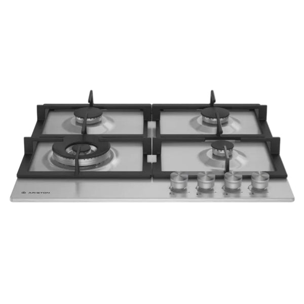 Ariston Built-In Gas Hob 60 cm 4 Burners Stainless Steel ARH 6G4R22 W2XNA