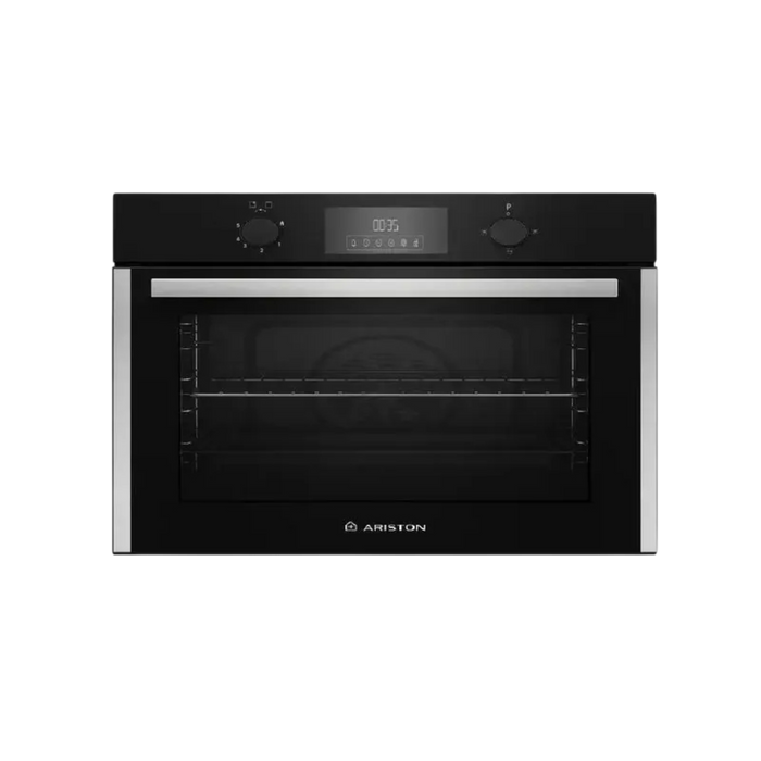 Ariston Built-in Gas Oven With Grill 90 cm 96 Liters Black AROG-9R2F3NG-BNA