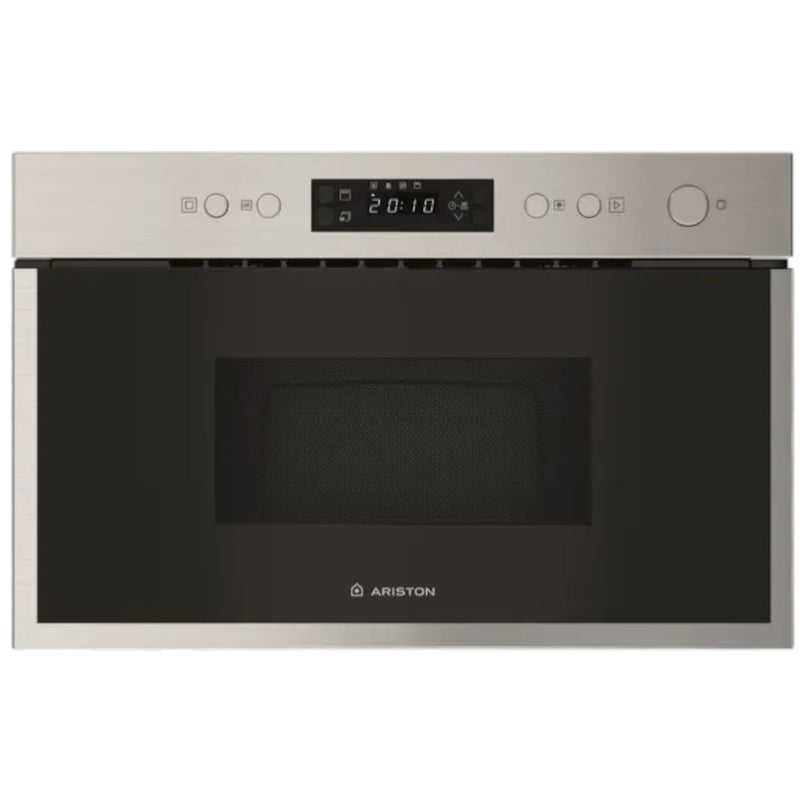 Ariston Built In Microwave Oven with Grill 22 Liter 1700 Watt , Black Silver - AM 212 XA