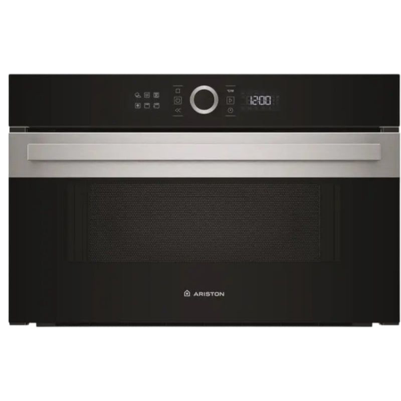 Ariston Built In Microwave Oven with Grill 31 Liter 2400 Watt , Black Silver - AMD54MXA