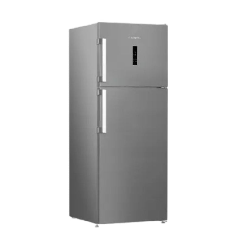 Ariston NoFrost Top Freezer Refrigerator , 455 Liter Inverter Motor , Silver - ART70 F6453 XEG
