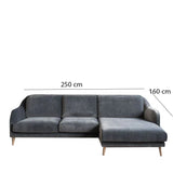 Solid Sofa L Shape-AK71