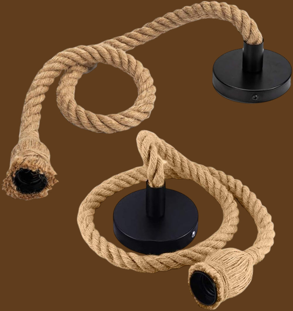 Halver Chandelier - sign-386-ropes