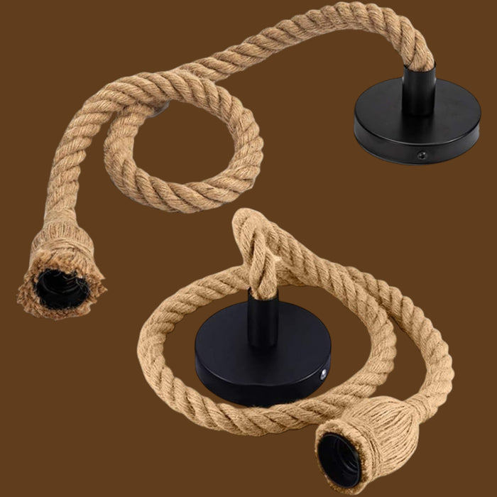 Halver Chandelier - sign-386-ropes