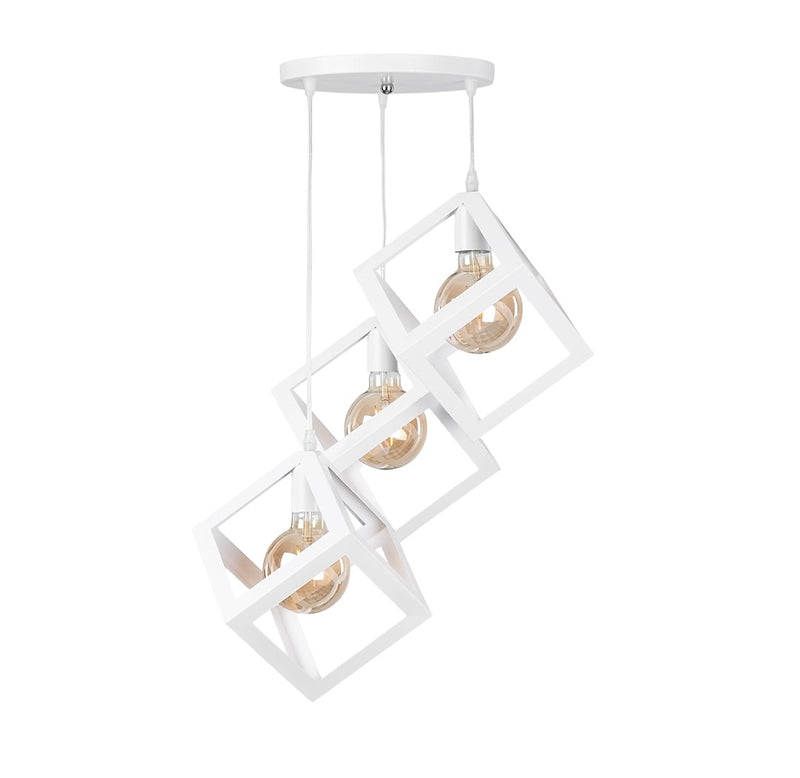 Malen  triple pendant-white-cube-ch-200