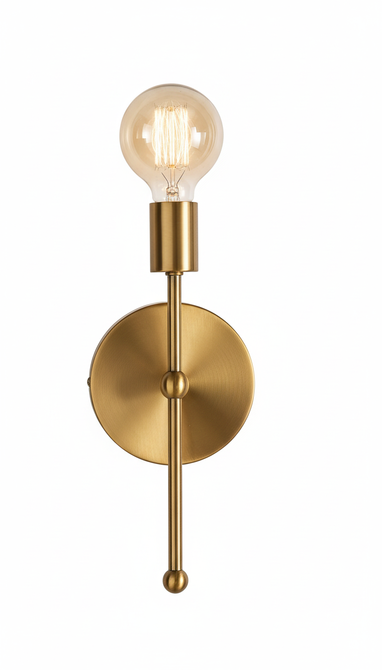 مصباح حائط يودار ذهبي 1076 الحلقة 1