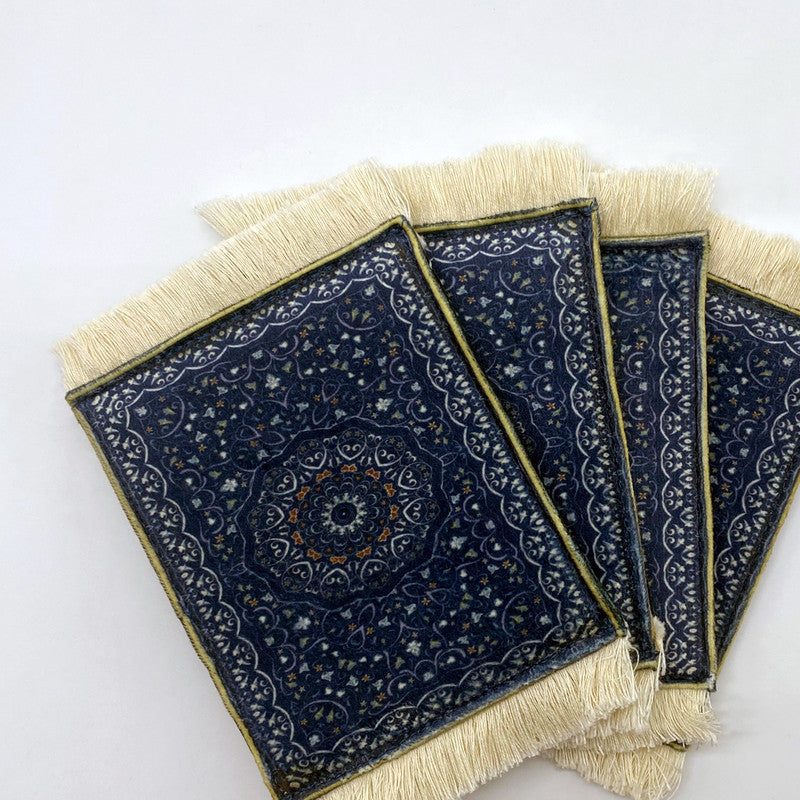 Rug Set of 4 coasters design5-AM74