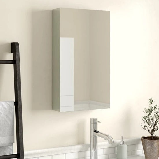 Tammy Bathroom Storage Unit With Mirror-AJ