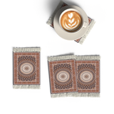 Rug Set of 4 coasters design9-AM84