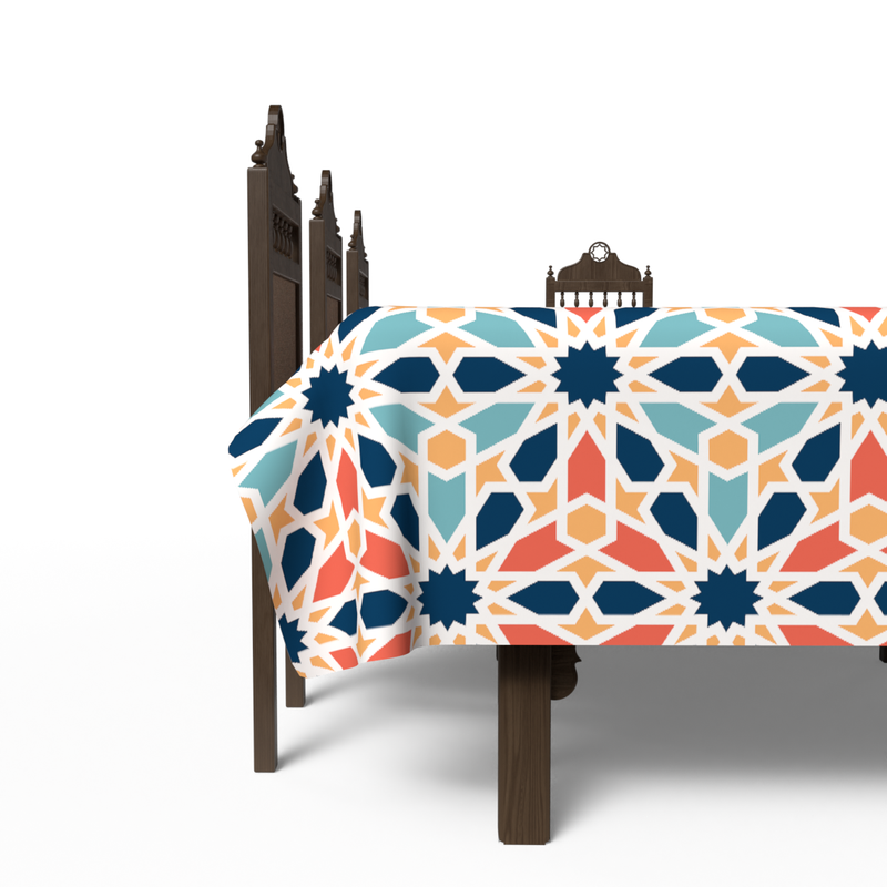 مفرش طاولة أرابيسك مقاوم للماء - AM41