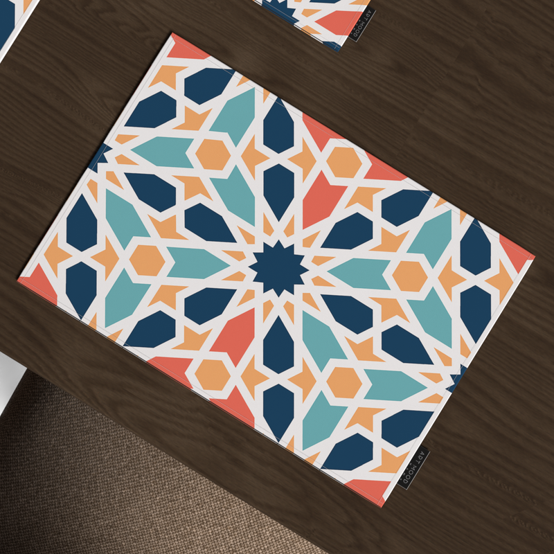 طقم مفارش طاولة من أرابيسك - AM67