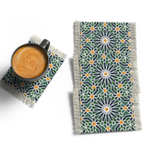 ADDEN RUG Set of 4 Coasters-AM2
