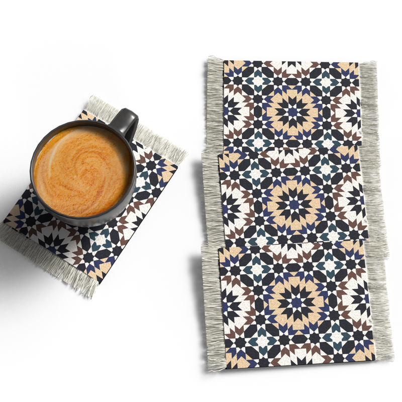 KAI RUG Set of 4 Coasters-AM6