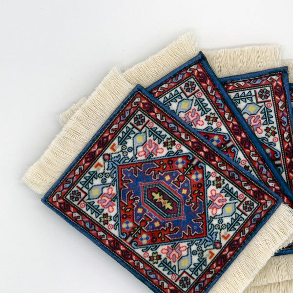 Rug Set of 4 coasters design3-AM79
