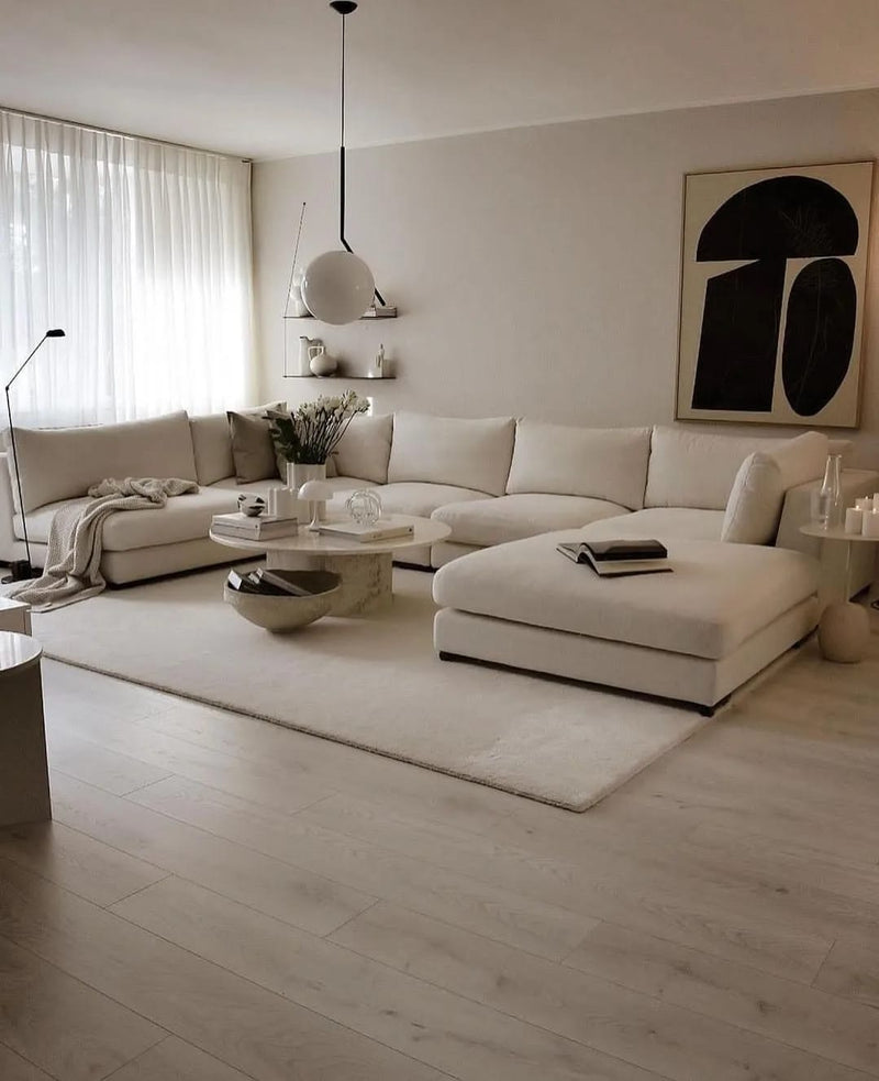 Roma L shape+Pouf-Hippo147