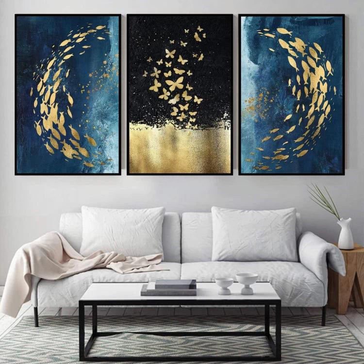 ANDOVER CANVAS WALL ART 3 PIECES SET LR-0533-www.manzzeli.com