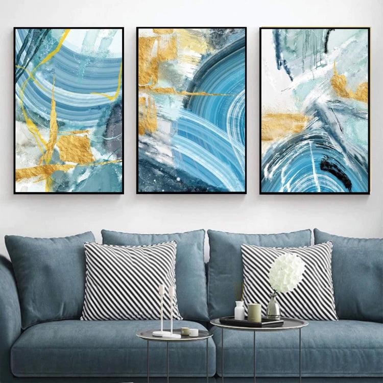 ANDOVER CANVAS WALL ART 3 PIECES SET LR-0540-www.manzzeli.com