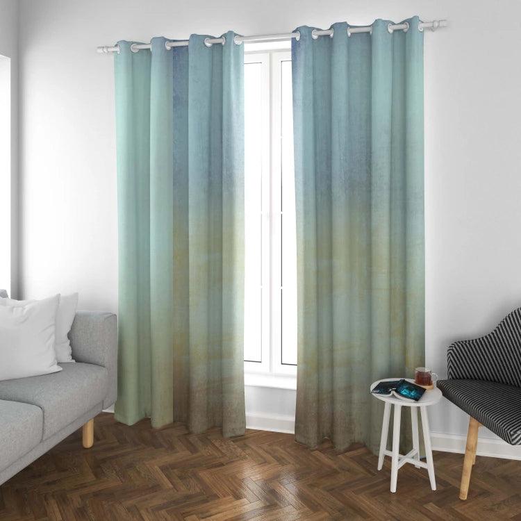 CARTELA CURTAINS PRINT NAVY BLUE CURTAINS (CRT023C) 1 PANELS 130 X 260 CM-www.manzzeli.com (7609359696111)