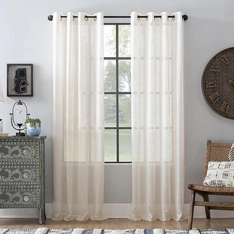CARTELA SHEER CURTAINS (SH-LN-OFF WHITE) 1 PANELS 300 X 260 CM-www.manzzeli.com (7609350553839)