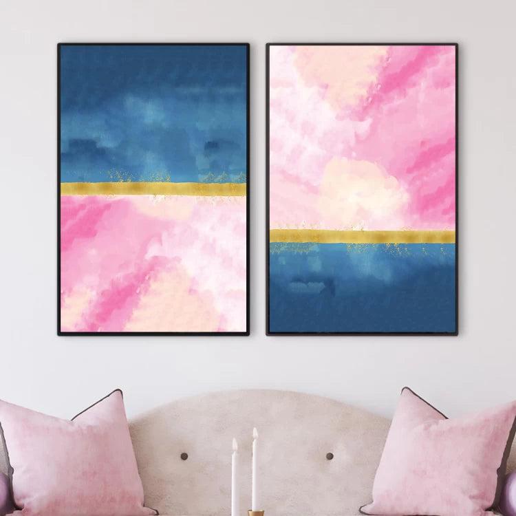 CIANCIO WOODEN WALL ART 2 PIECES SET LR-0512-www.manzzeli.com