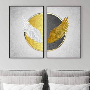 CIANCIO WOODEN WALL ART 2 PIECES SET LR-0530-www.manzzeli.com