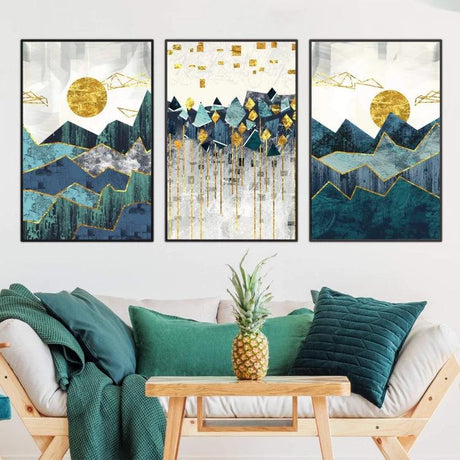 CIANCIO WOODEN WALL ART 3 PIECES SET LR-0518-www.manzzeli.com