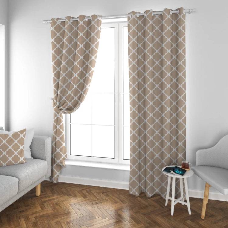 CURTAIN PRINT BEIGE -1 PANEL-130*260-MNZ-100099702-www.manzzeli.com (7613461364975)