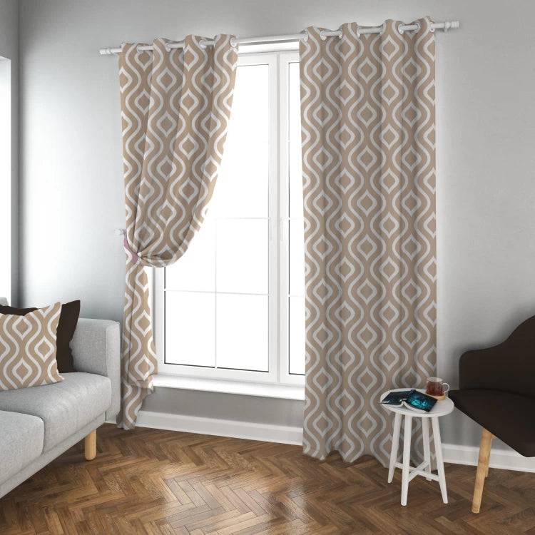 CURTAIN PRINT BEIGE-1 PANEL-130*260-MNZ-100099727-www.manzzeli.com (7613177790703)