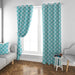 CURTAIN PRINT TURQUOISE-1 PANEL-130*260-www.manzzeli.com (7613453697263)