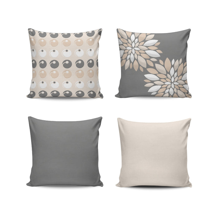 Kadlen Set of 4 cushions-cush17-92-1A