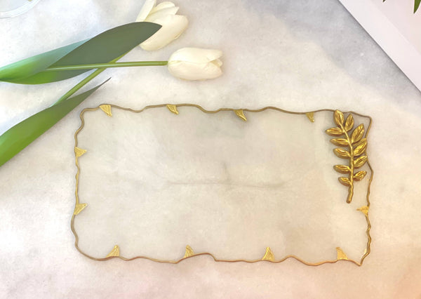 Decorative tray-TS01G-www.manzzeli.com