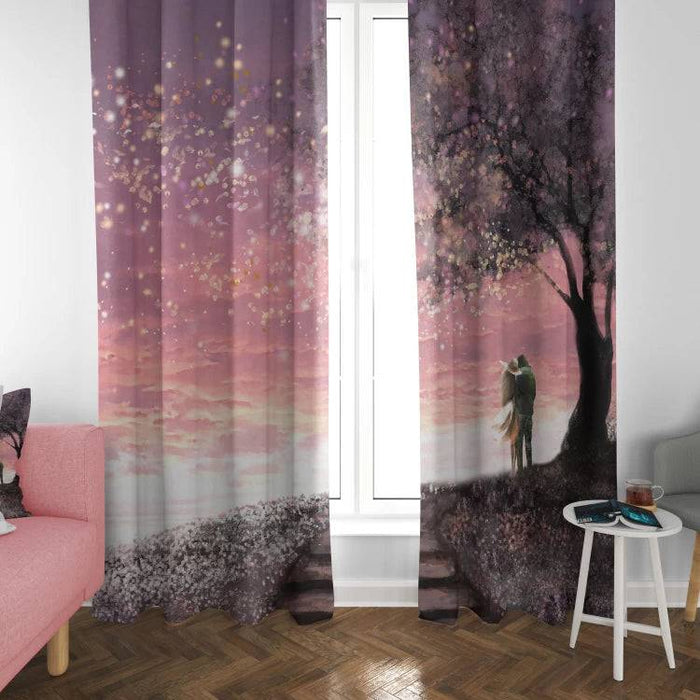 DOUBLE SIDED CURTAIN PAINTINGS-4003-www.manzzeli.com (7610683818223)