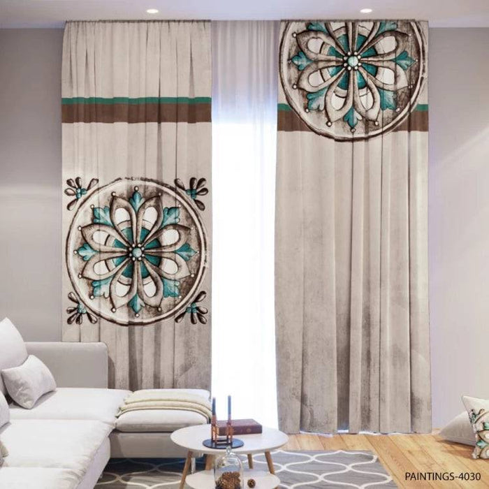 DOUBLE SIDED CURTAIN PAINTINGS-4030-www.manzzeli.com (7610604191983)