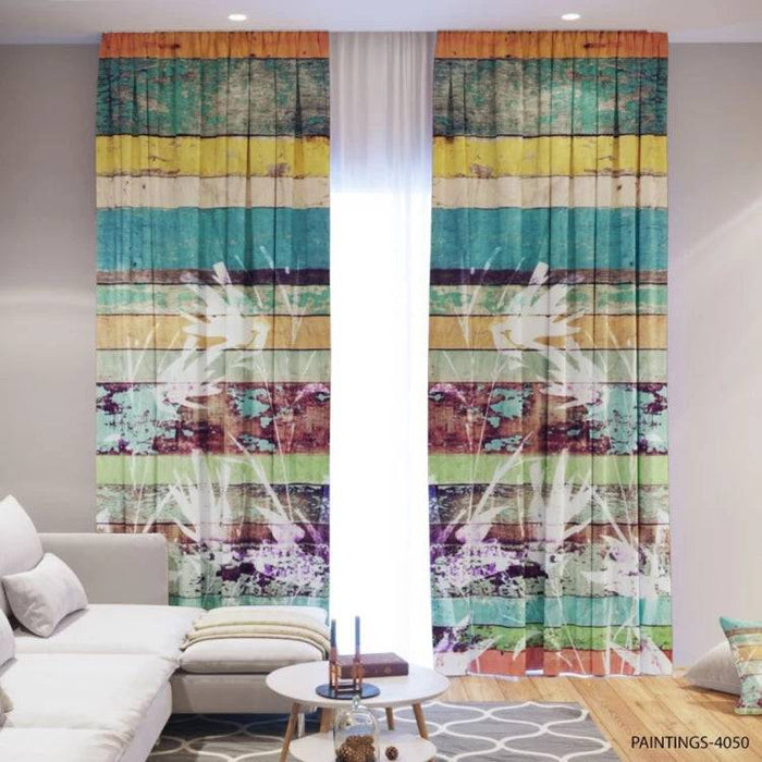 DOUBLE SIDED CURTAIN PAINTINGS-4050-www.manzzeli.com (7610562740463)