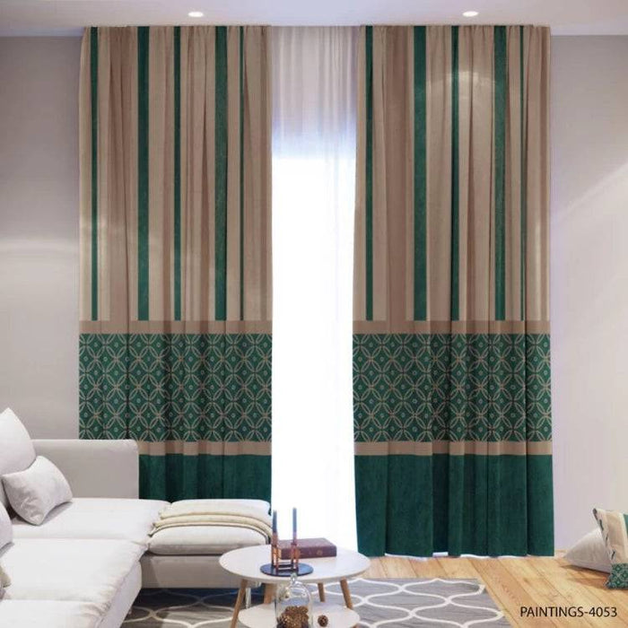 DOUBLE SIDED CURTAIN PAINTINGS-4053-www.manzzeli.com (7610555662575)