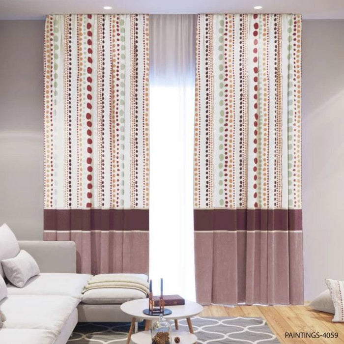 DOUBLE SIDED CURTAIN PAINTINGS-4059-www.manzzeli.com (7610540884207)