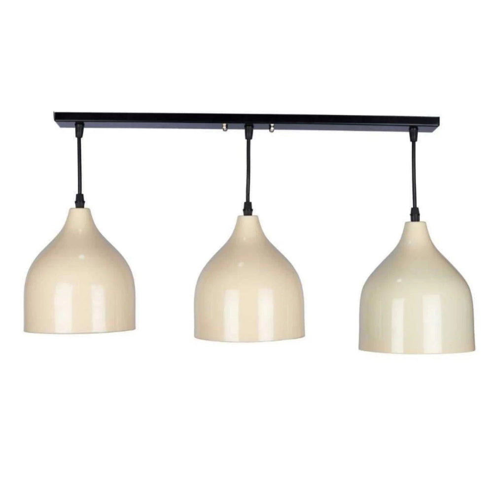 LOTUS WHITE DOMME TRIPLE CHANDELIER-www.manzzeli.com (7612408004847)