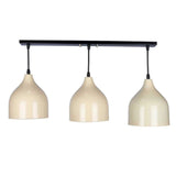 LOTUS WHITE DOMME TRIPLE CHANDELIER-www.manzzeli.com (7612408004847)