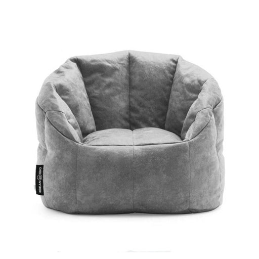 Luxury Fabric Beanbag Chair-BGC014GR-www.manzzeli.com