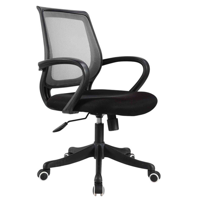 Katlien Office Chair-mch0026 black&red